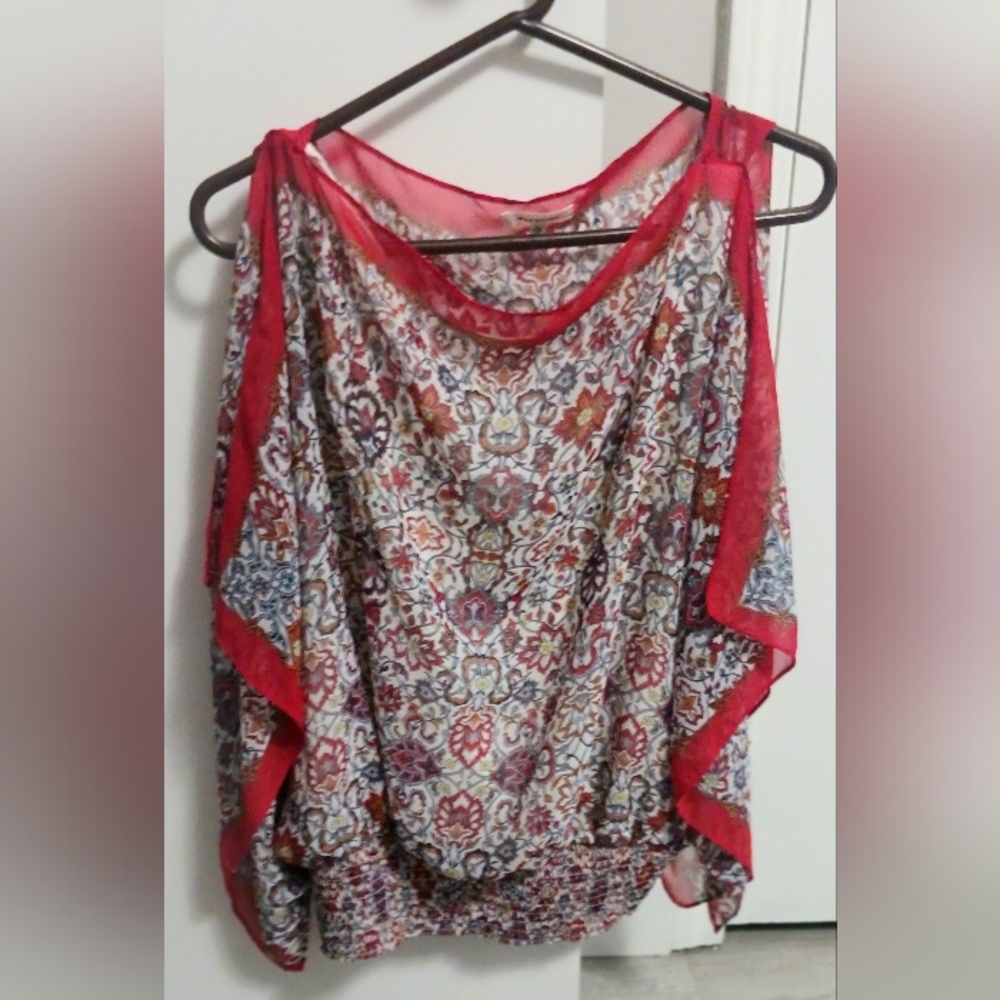 Max Studios cold shoulder blouse